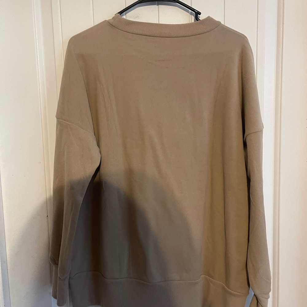 taupe pullover
